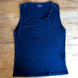 Majestic Paris navy tank top - size 3 (Medium)